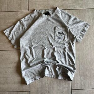 Only NY grey pocket tee #skater